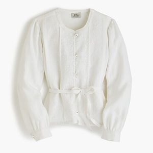 Linen Embroidered Jacket